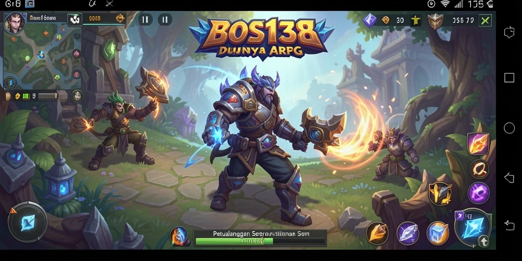 Tampilan gameplay seru dari BOS138 dengan aksi petualangan yang mendebarkan.
