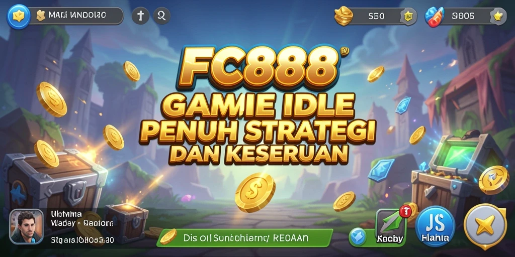 Tampilan gameplay unik dari FC888 dengan elemen Idle yang menarik.