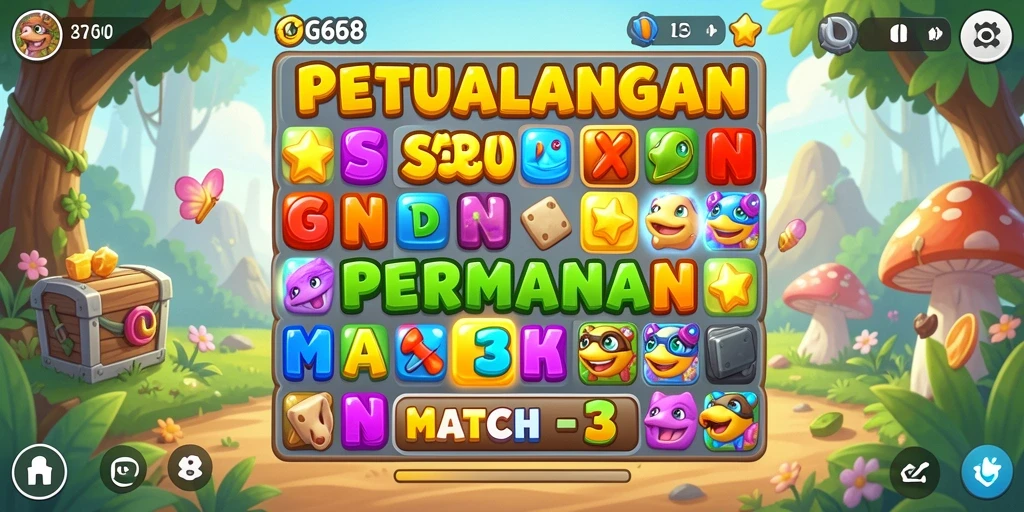 Tampilan gameplay seru dalam G668 yang membuat ketagihan.