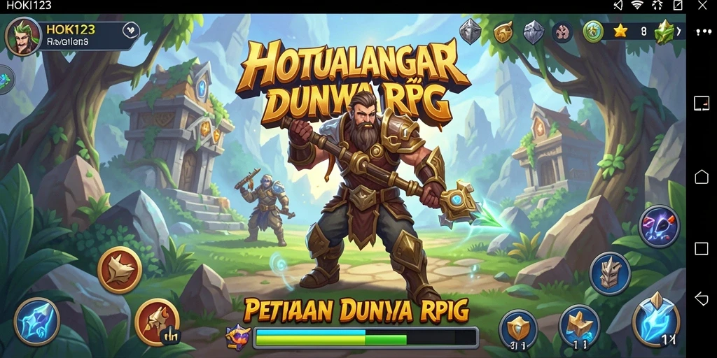 Tampilan gameplay RPG yang mengasyikkan dan penuh aksi.