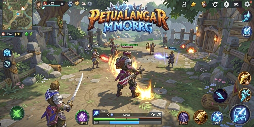 Gameplay intens dan mendebarkan di dunia fantasi JJ62.
