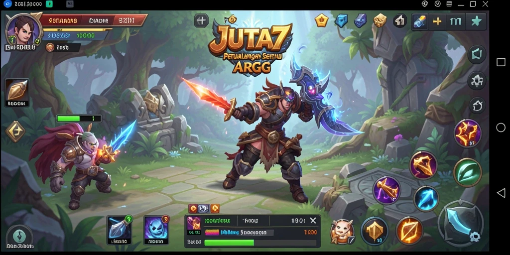 Tangkap momen seru dari gameplay ARPG di JUTA7.