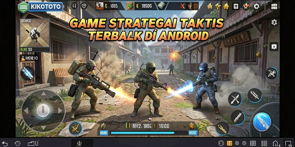 Tampilan karakter dan peta strategi KIKOTOTO yang mendebarkan.