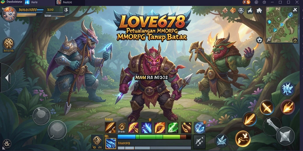 Gameplay MMORPG yang menarik dan penuh aksi di LOVE678.