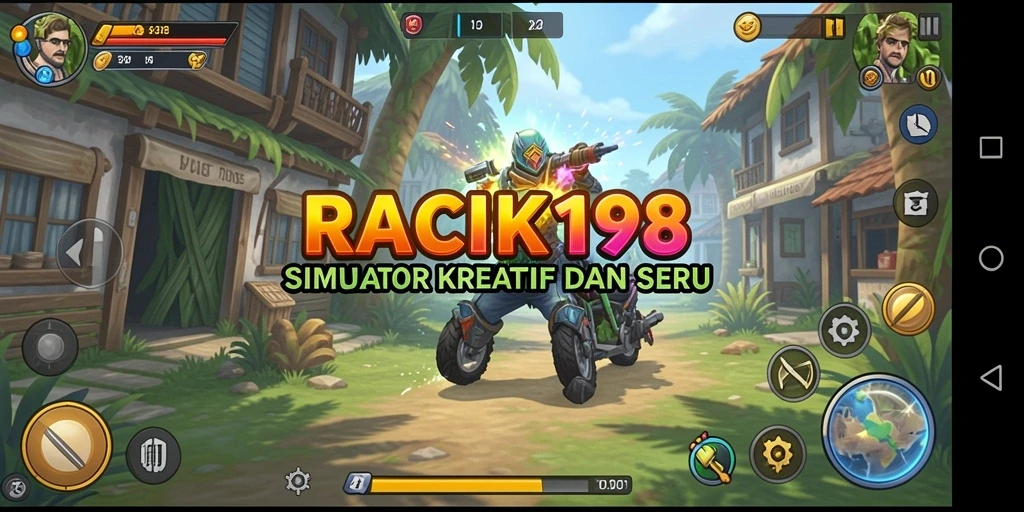 Tampilan gameplay menarik dari RACIK198 yang menunjukkan kreativitas pemain.