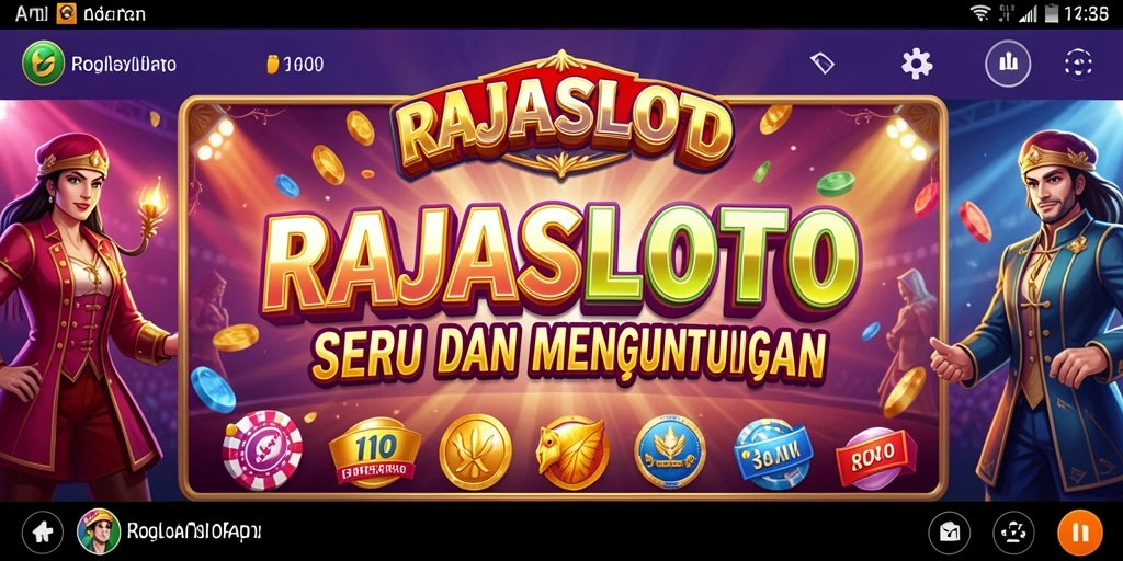 Tampilan grafis memukau dari gameplay <strong>RAJASLOTO</strong> yang menggembirakan.
