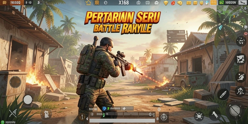 Tangkap momen seru gameplay Battle Royale di X168!