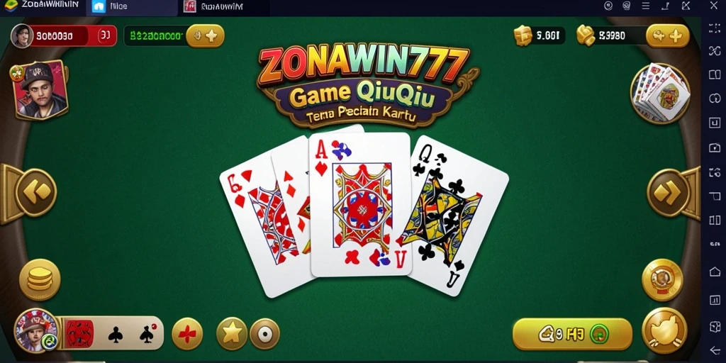 Screenshot gameplay QiuQiu ZONAWIN777 yang seru dan kompetitif.